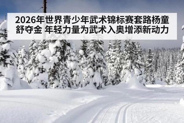 2026年世界青少年武术锦标赛套路杨童舒夺金 年轻力量为武术入奥增添新动力